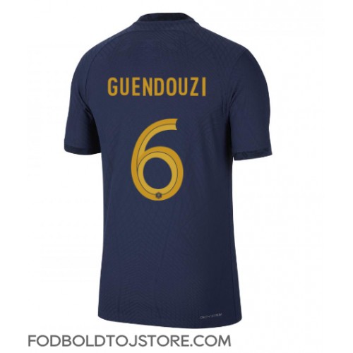 Frankrig Matteo Guendouzi #6 Hjemmebanetrøje VM 2022 Kortærmet